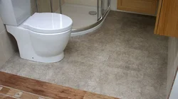 Bathroom floor finishing photo