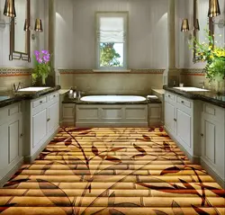 Bathroom floor finishing photo