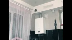 Газовая труба под потолком на кухне фото