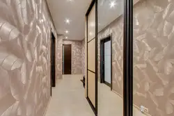 Non-Woven Wallpaper In The Hallway Interior