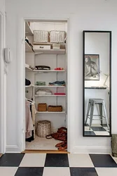 Photo of a storage room in an apartment in the hallway