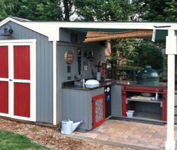 Barn summer kitchen photo