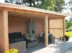 Barn summer kitchen photo
