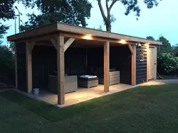 Barn summer kitchen photo