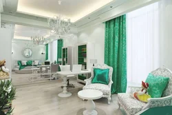 Emerald Kitchen Living Room Design
