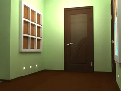 Дарҳои сабз дар дохили квартира акс