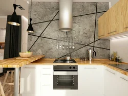 White Plaster In The Kitchen Photo