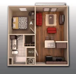 Design apartment with two bedrooms