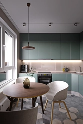 Small round kitchen design