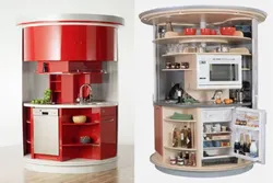 Small round kitchen design