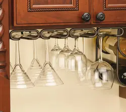 Glasses design in the kitchen