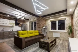 Loft Uslubidagi Kvartirani Bezash Fotosurati