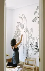 Рисунки На Стенах В Интерьере Квартир