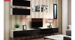 Living room cabinet and shelves photo
