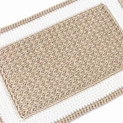 Knitted bath mats photo