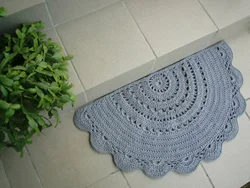 Knitted bath mats photo