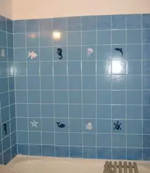 Updating bathroom tiles photo