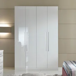 Гардероб gloss сафед барои акс хоб