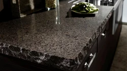 Agglomerate kitchen countertop photo