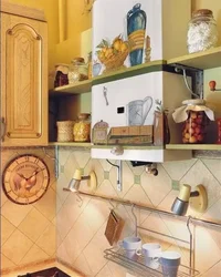 How to decorate a chimney in the kitchen photo ideas