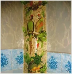 How to decorate a chimney in the kitchen photo ideas