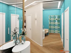 Mint hallway design