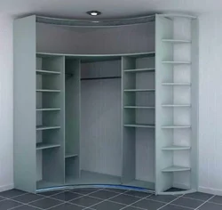 Filling a corner closet in the hallway photo