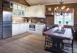 How to paint lining in the kitchen photo