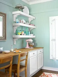 How to paint lining in the kitchen photo