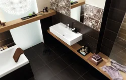 Wenge ванна бөлмесінің интерьері