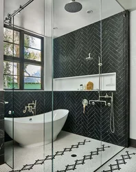 Тарҳи ҳаммом бо сафолҳои herringbone