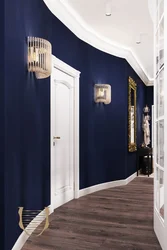 White and blue hallway photo