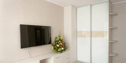 Living Room With White Wardrobe Photo