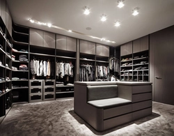 Interior bath dressing room
