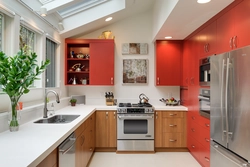 Kitchen interior means