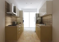 Design of the opposite side of the kitchen