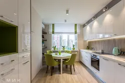 Design of the opposite side of the kitchen