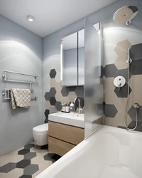 Bathroom interior meter by meter