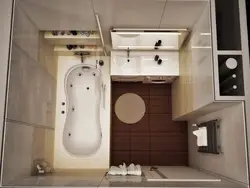 Bathroom interior meter by meter
