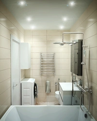 Bathroom interior meter by meter