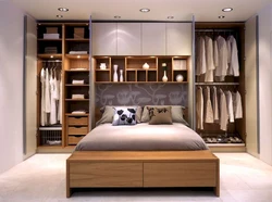 Bedroom Design Wardrobe And Bed
