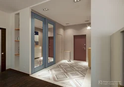 Hallway between rooms photo