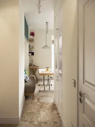 Qapısız Mətbəx Ilə Koridor Dizaynı