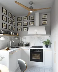 Kitchen design on the wall only hood