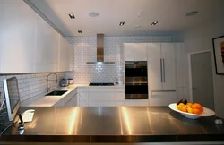 Kitchen design on the wall only hood