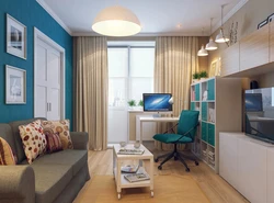 Bedroom Office Design 18 Sq M