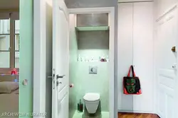 Дызайн калідора паміж ваннай і туалетам