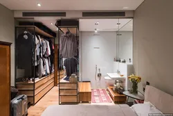 Bedroom design with dressing room and bathroom