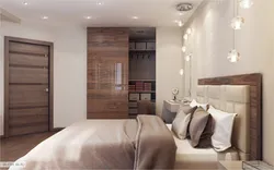 Bedroom design with balcony and dressing room