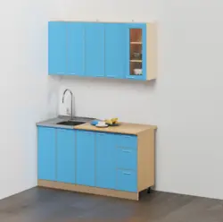 Kiçik bir iqtisadi mətbəxin fotoşəkili